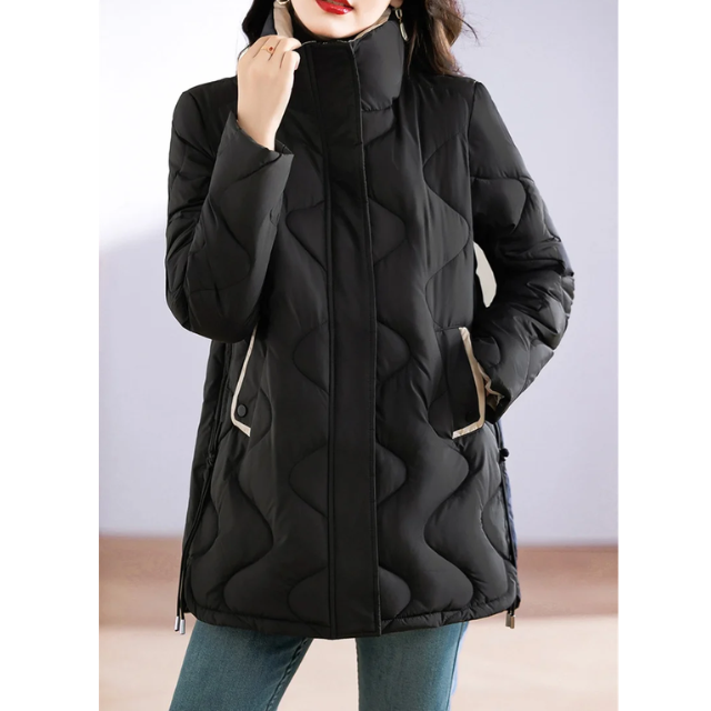 Carolin | Damen Freizeit Langarm Steppmantel