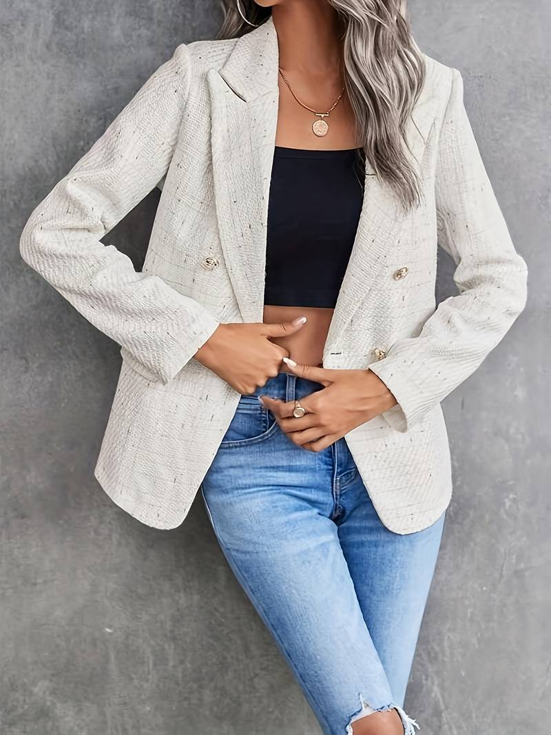 Andrea | Damen-Tailored-Blazer mit langen Ärmeln