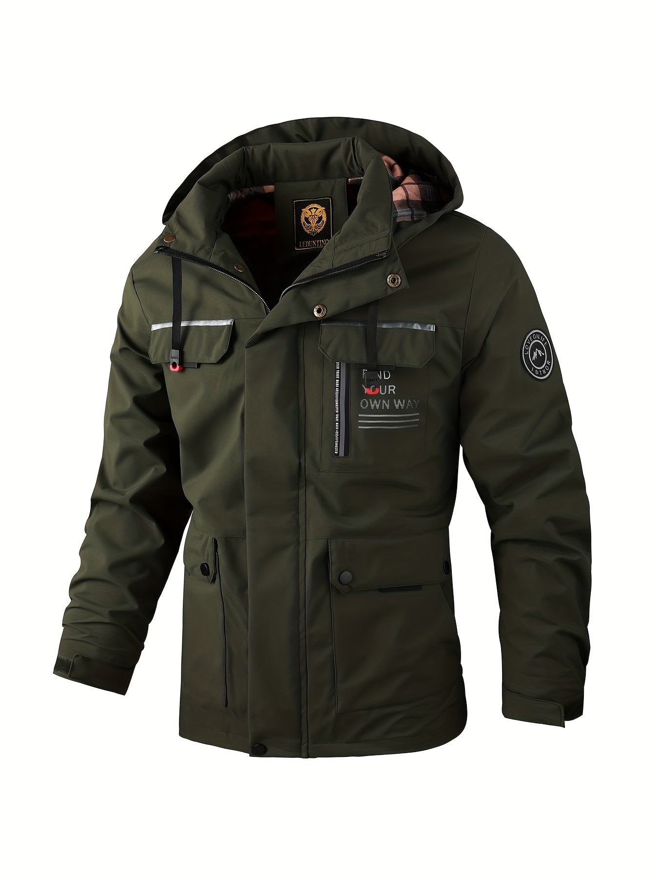 Klaus | Herren Wasserdichte Winterjacke mit Kapuze