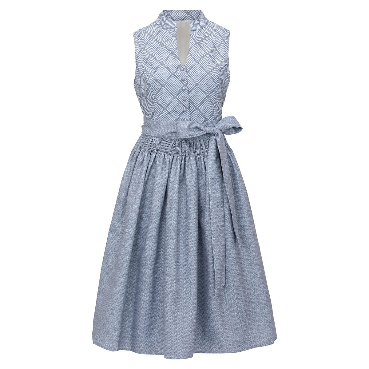 Elfriede | Damen Verziertes Oktoberfest Midi Dirndl