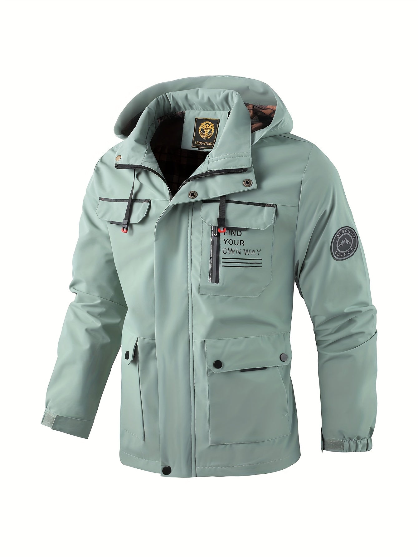 Klaus | Herren Wasserdichte Winterjacke mit Kapuze