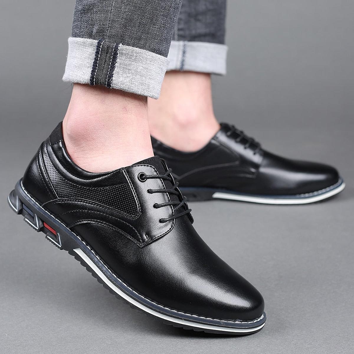 Jakob | Herren Business-Casual Schnürschuhe
