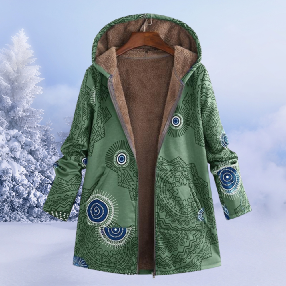 Emma | Damen-Hoodie mit buntem Tribal-Print