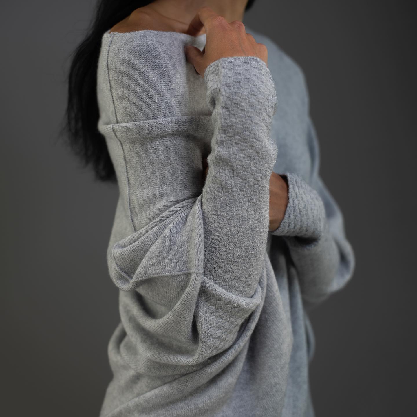 Laura | Winter Damen Off-Shoulder Lockerer Pullover