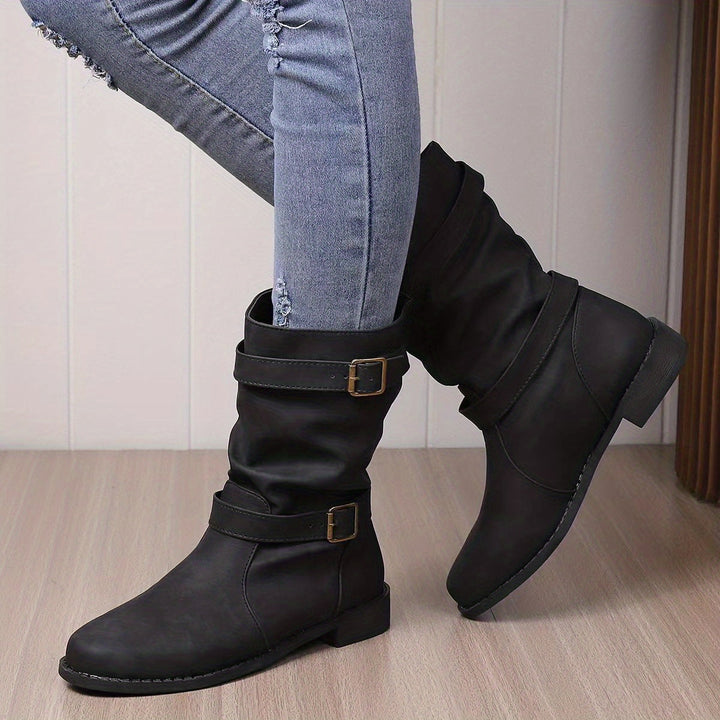 Viola | Damen Winter Stiefeletten mit Schnallen