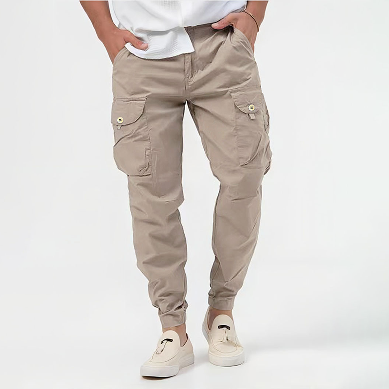 Tobias | Herren Casual Cargo-Hose mit mehreren Taschen