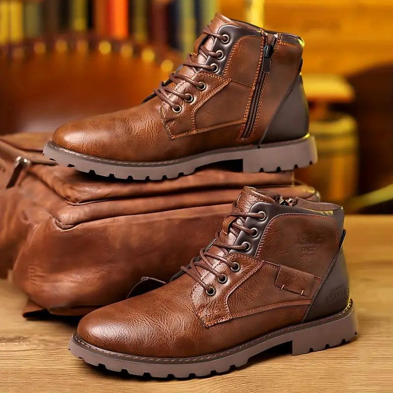 Walter | Herren Winter Schnür-Lederstiefel