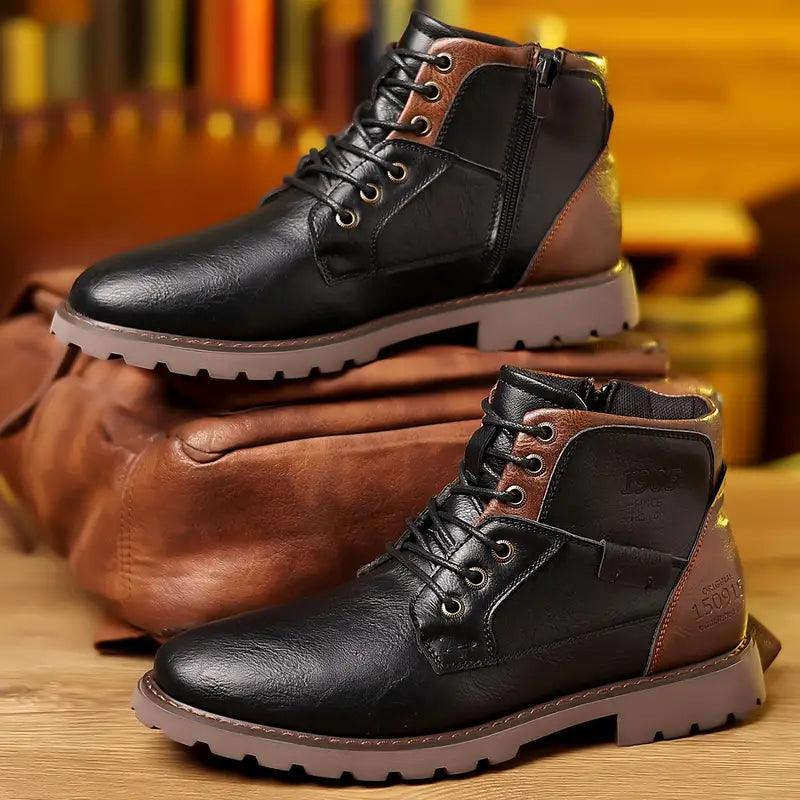 Walter | Herren Winter Schnür-Lederstiefel
