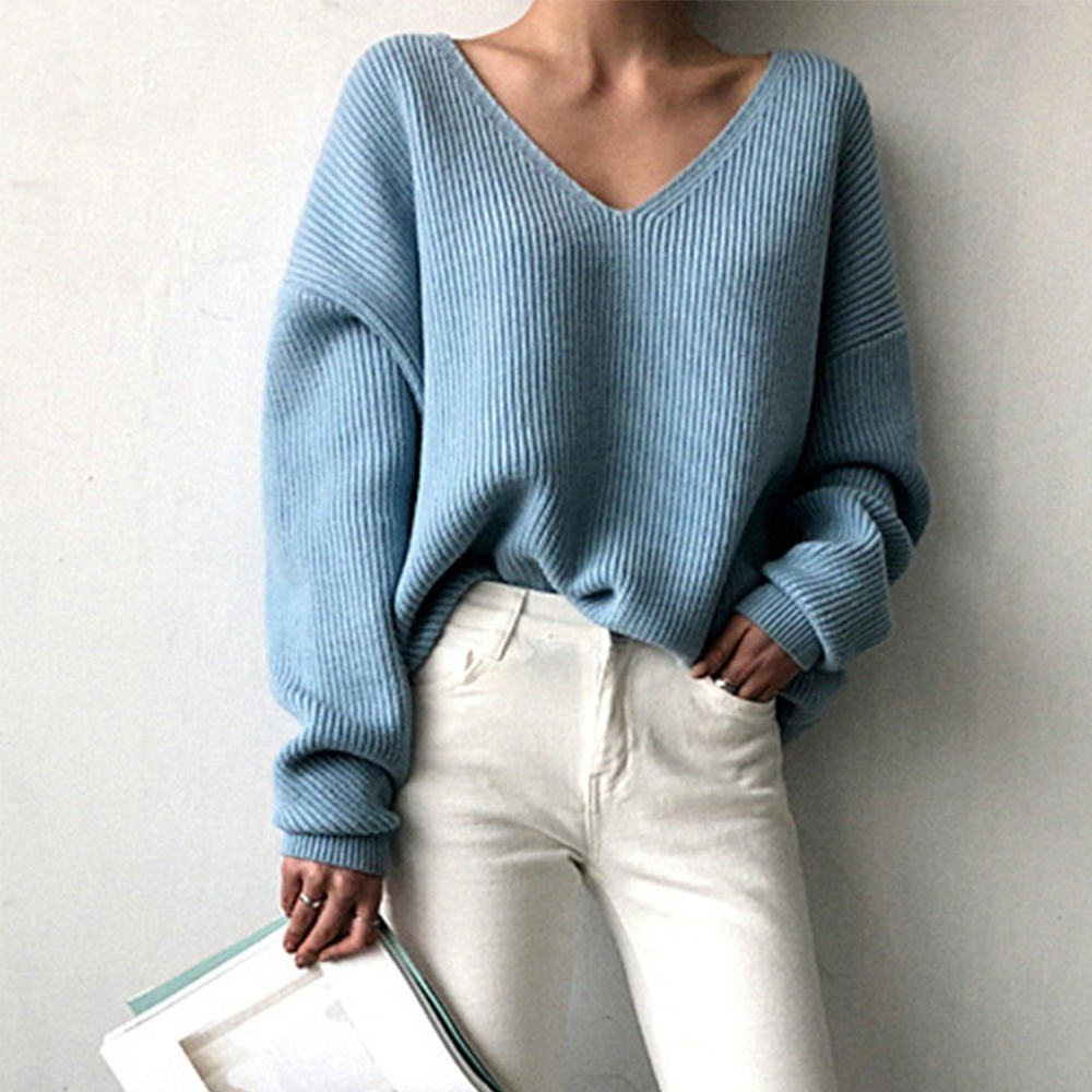 Ursula | Damen V-Ausschnitt Pullover