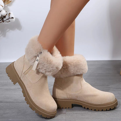 Lilian | Damen Winter Stiefeletten mit Fellfutter