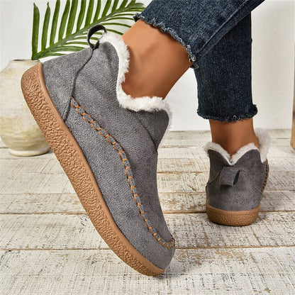 Isabella | Damen Winter Slip-On Fellstiefel