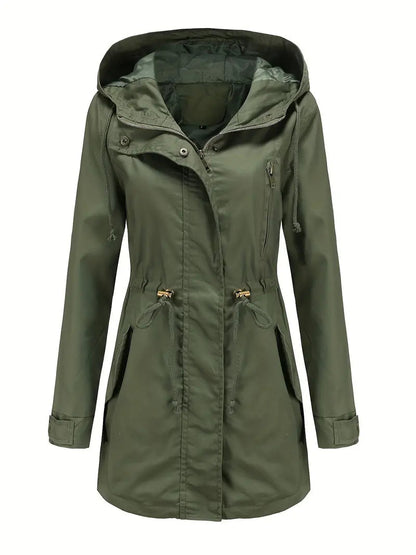 Veronika | Lässige Leichte Kapuzenjacke mit Taschen Damen