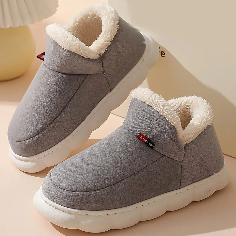 Greta | Damen Winter Hausschuhe mit Fleecefutter