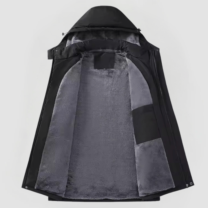 Erik | Herren Stylische Lässige Winterjacke mit Kapuze