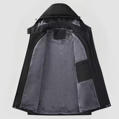 Erik | Herren Stylische Lässige Winterjacke mit Kapuze