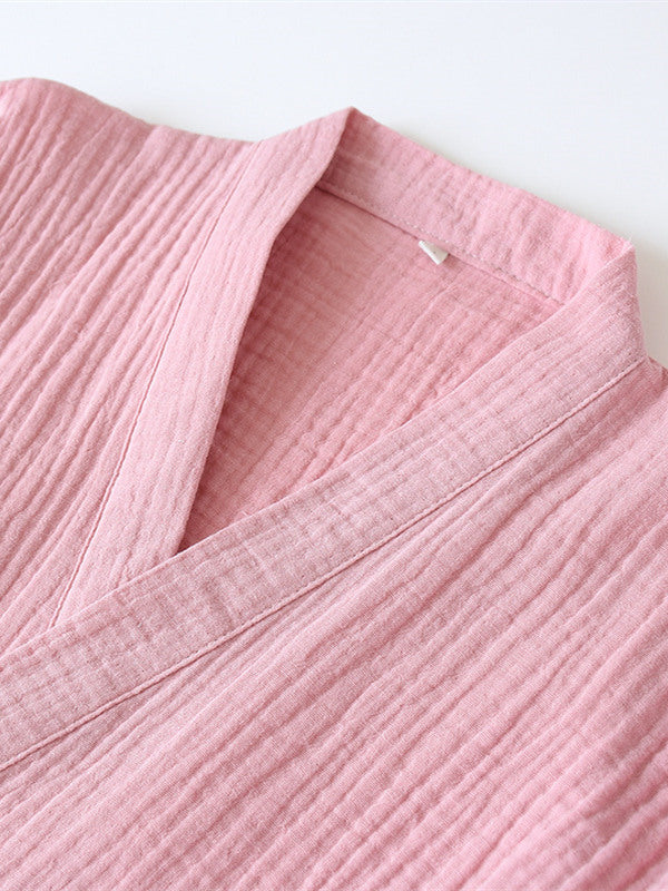 Anna | Damen Kimono-Pyjama-Set mit lockerem Schnitt