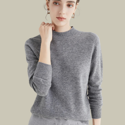 Stefanie | Damen Klassischer Winter-Strickpullover