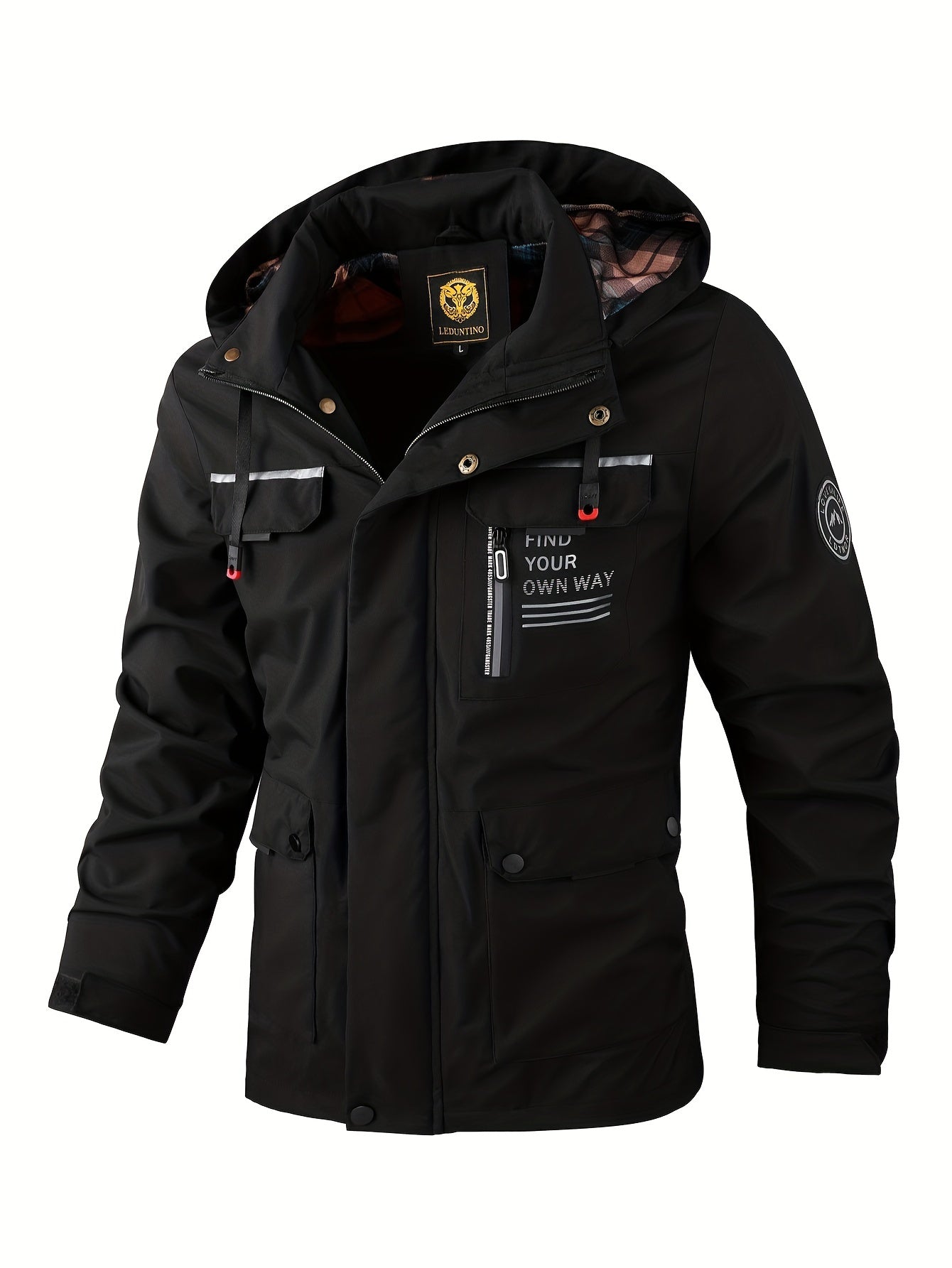 Klaus | Herren Wasserdichte Winterjacke mit Kapuze
