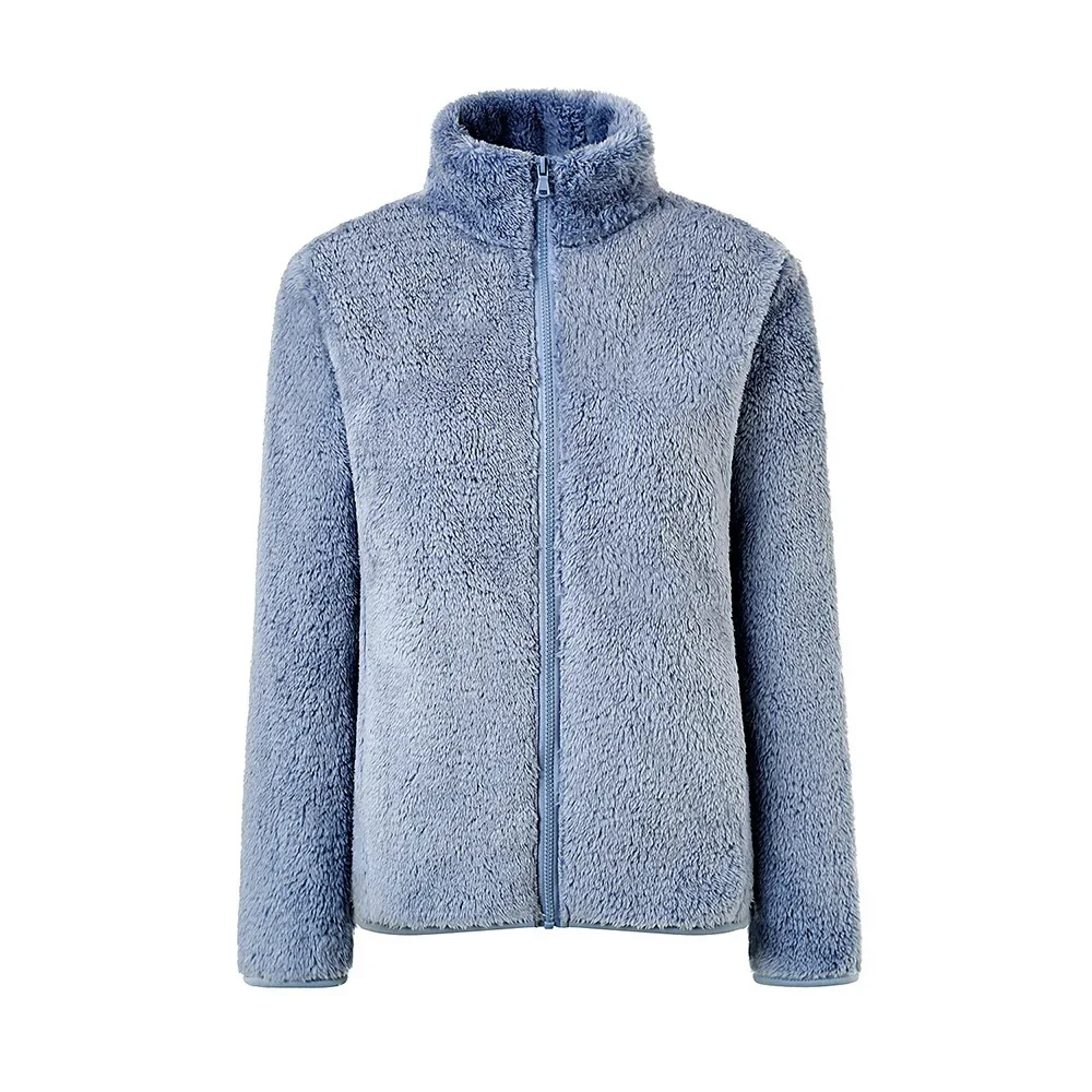 Beatrice | Damen Kuschelige Sherpa-Fleece-Reißverschlussjacke