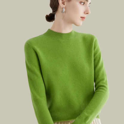 Stefanie | Damen Klassischer Winter-Strickpullover