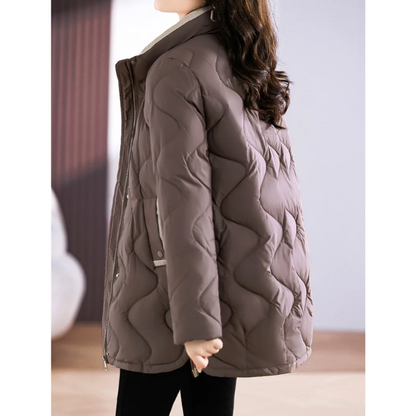 Carolin | Damen Freizeit Langarm Steppmantel