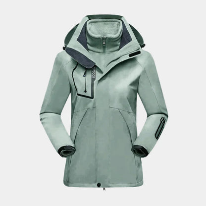 Annika | Damen Winter Outdoorjacke mit Kapuze