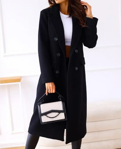 Laura | Damen Winter Trenchcoat, lang