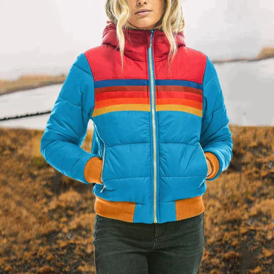 Lydia | Damen Jacke mit Abstraktem Muster