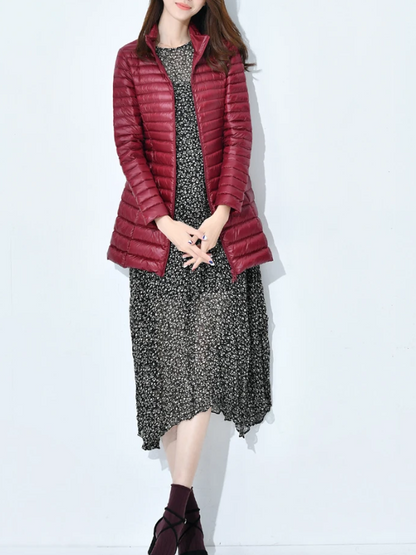 Anke | Damen Winter Steppmantel mit Schmaler Passform und Reißverschluss