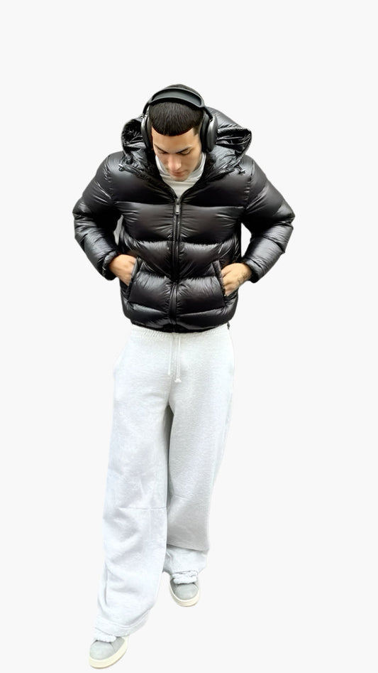 Dominic | Herren Trendiger Stepp-Puffer Mantel im Winterstil