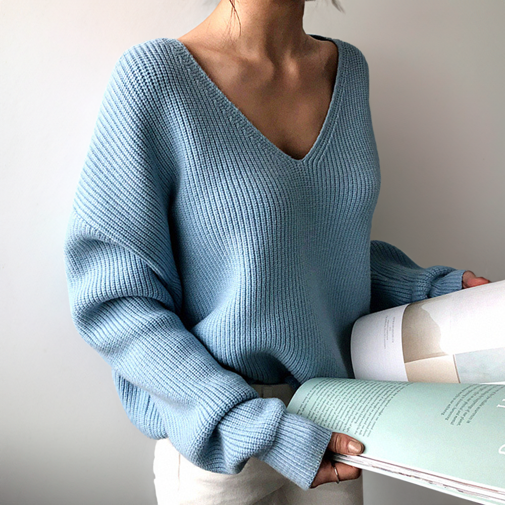 Ursula | Damen V-Ausschnitt Pullover