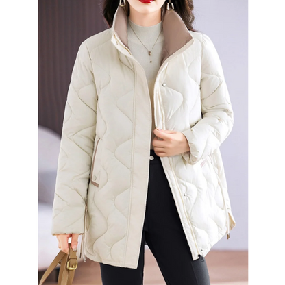 Carolin | Damen Freizeit Langarm Steppmantel