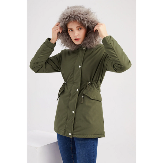 Regine | Damen Casual Jacke im Puffer-Stil mit Kapuze
