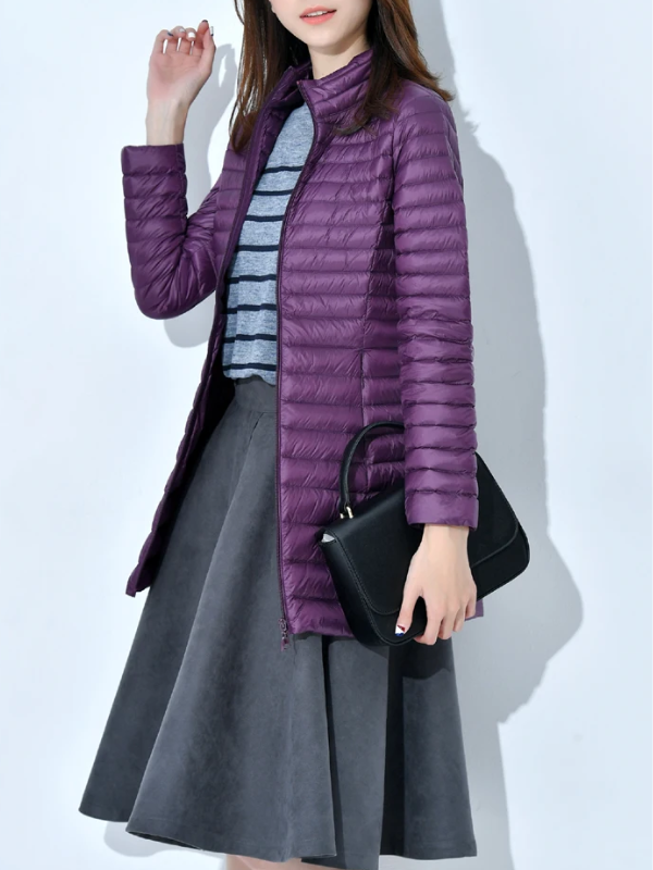 Anke | Damen Winter Steppmantel mit Schmaler Passform und Reißverschluss