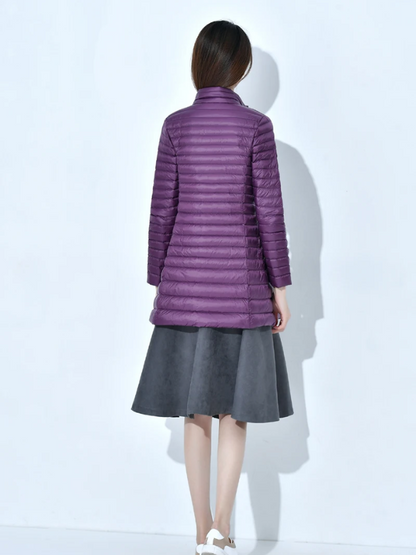 Anke | Damen Winter Steppmantel mit Schmaler Passform und Reißverschluss