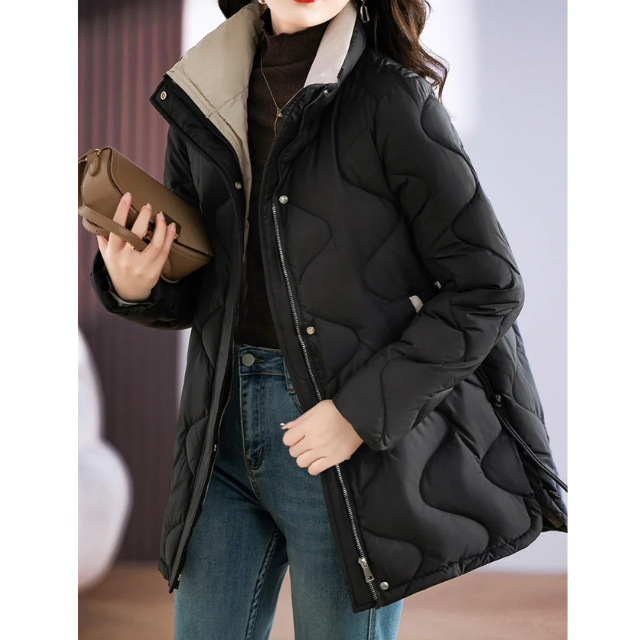 Carolin | Damen Freizeit Langarm Steppmantel