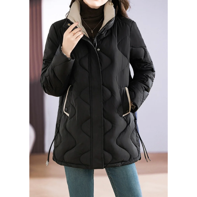 Carolin | Damen Freizeit Langarm Steppmantel