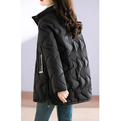 Carolin | Damen Freizeit Langarm Steppmantel