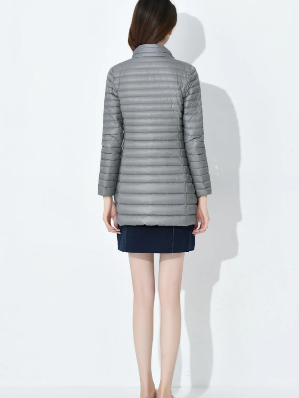 Anke | Damen Winter Steppmantel mit Schmaler Passform und Reißverschluss