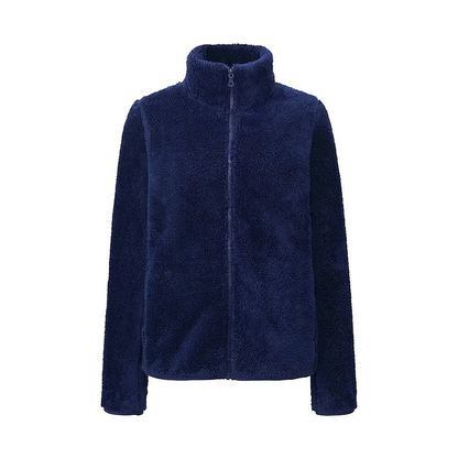 Beatrice | Damen Kuschelige Sherpa-Fleece-Reißverschlussjacke