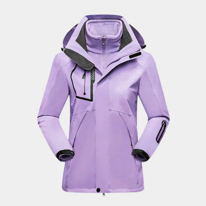 Annika | Damen Winter Outdoorjacke mit Kapuze