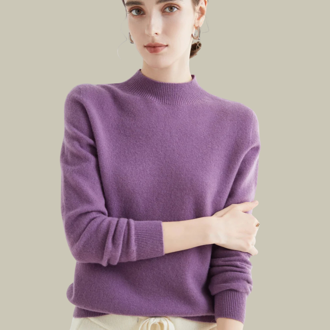 Stefanie | Damen Klassischer Winter-Strickpullover