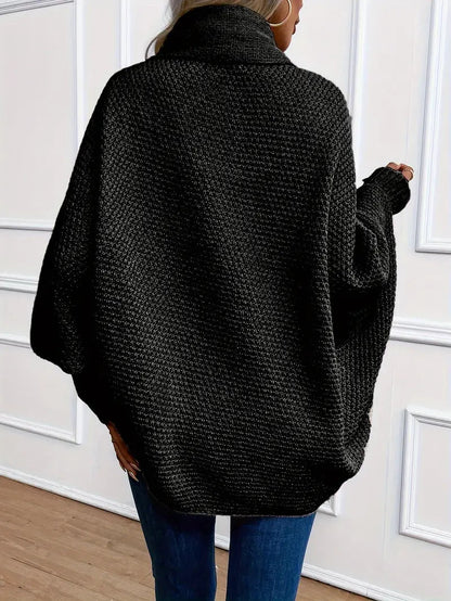 Bettina | Damen Winter Strickcardigan mit Offener Front