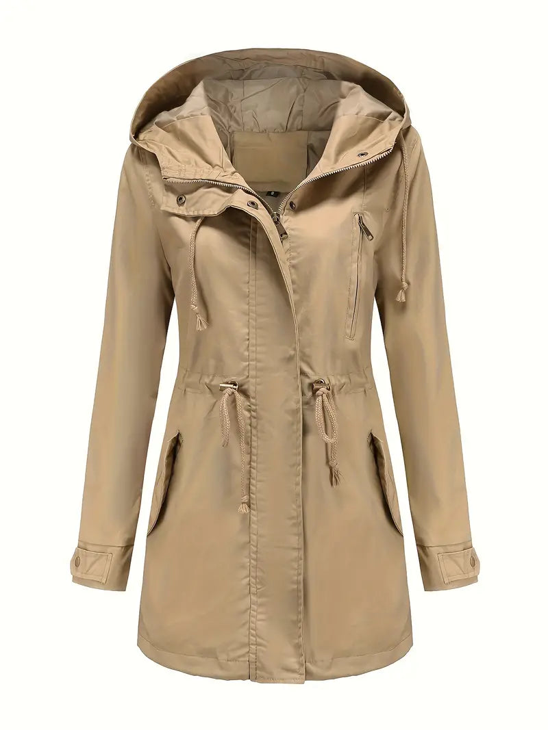 Veronika | Lässige Leichte Kapuzenjacke mit Taschen Damen
