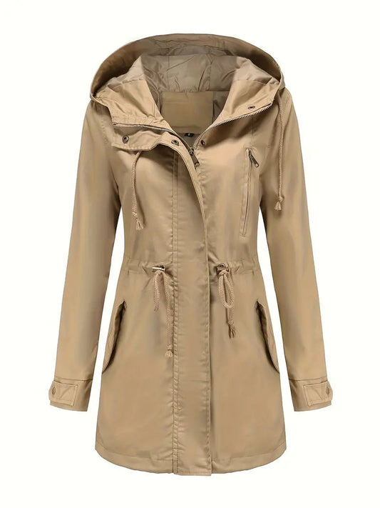Veronika | Lässige Leichte Kapuzenjacke mit Taschen Damen