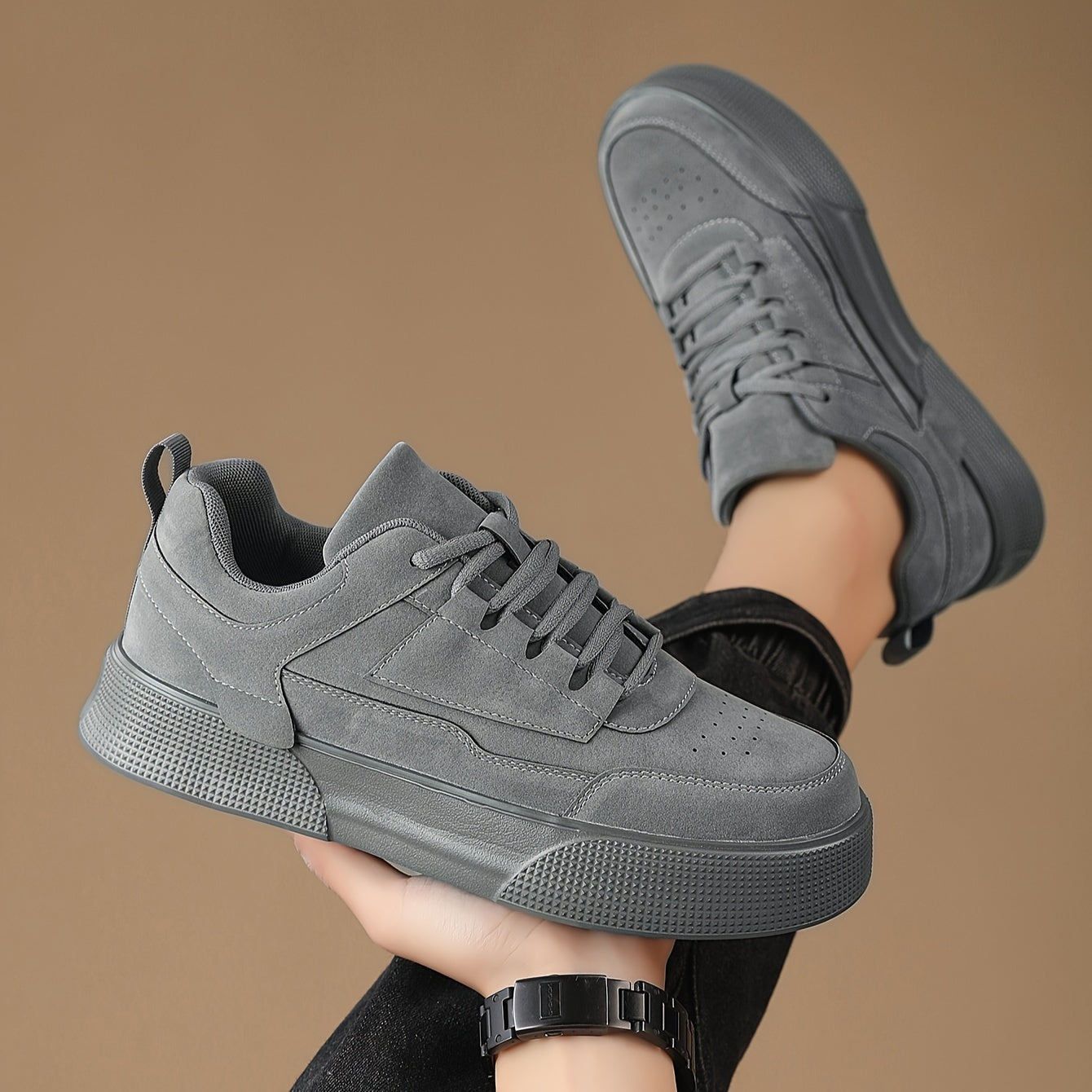 Georg | Herren-Casual Street Sneaker mit dicker Sohle
