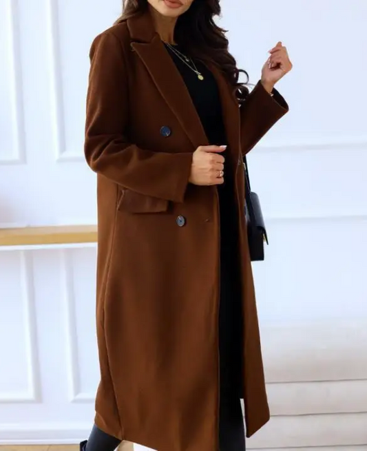 Laura | Damen Winter Trenchcoat, lang