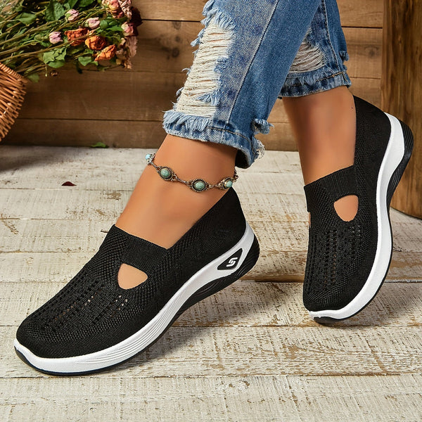 Edith | Damen Sommer Slip-On Freizeitschuhe