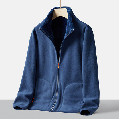 Angela | Damen Warme Fleece-Reißverschlussjacke
