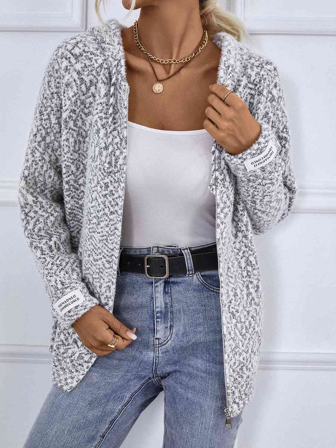 Maja | Damen Winter Zip-Up Hoodie Pullover